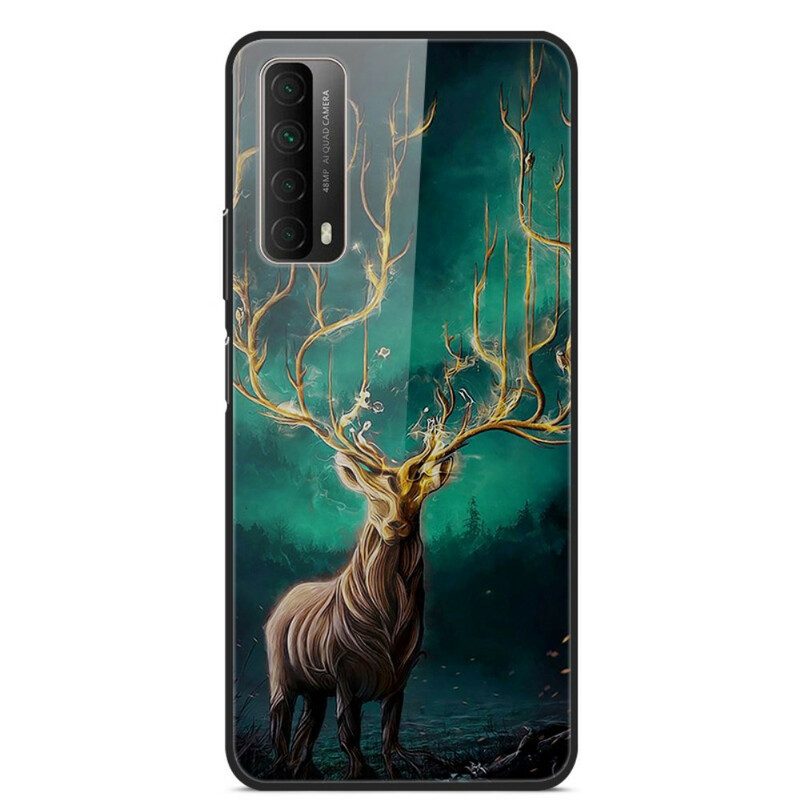 Cover Huawei P Smart 2021 Re Dei Cervi In Vetro Temperato