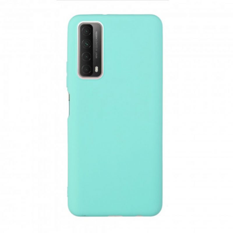 Cover Huawei P Smart 2021 Silicone Flessibile Color Caramella