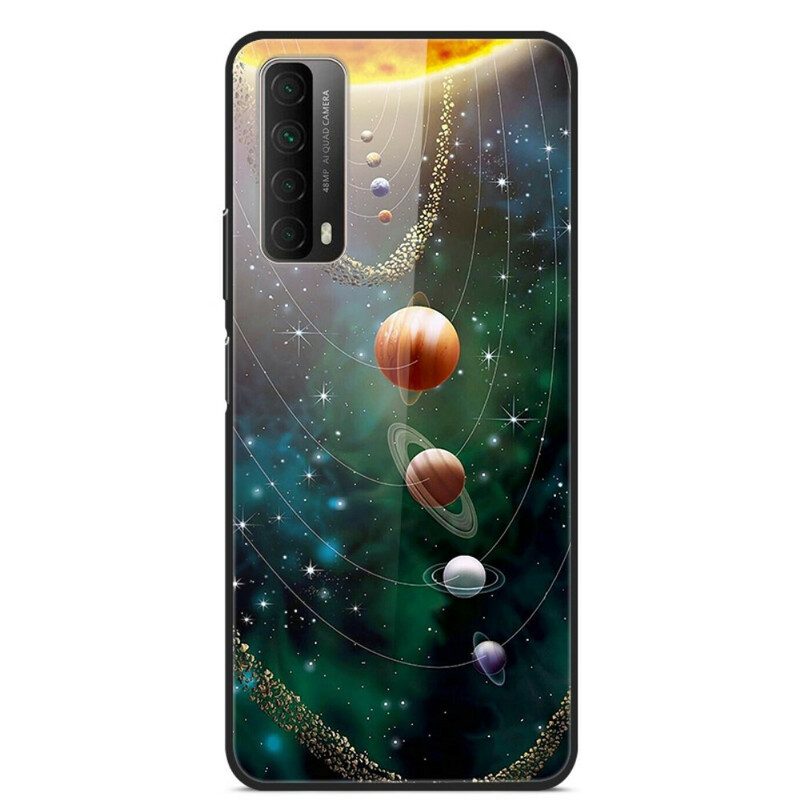 Cover Huawei P Smart 2021 Sistema Solare Pianeta In Vetro Temperato