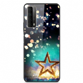 Cover Huawei P Smart 2021 Stella In Vetro Temperato