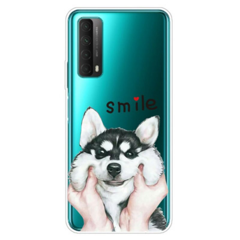 Cover Huawei P Smart 2021 Testa Di Lupo E Sorriso