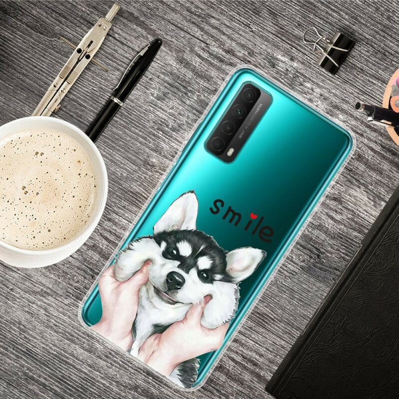 Cover Huawei P Smart 2021 Testa Di Lupo E Sorriso