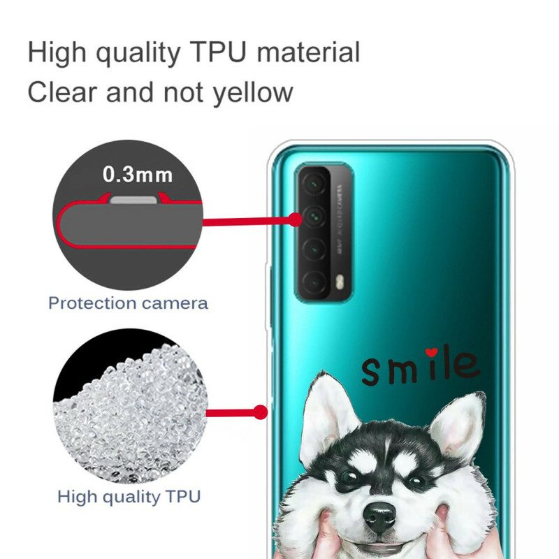 Cover Huawei P Smart 2021 Testa Di Lupo E Sorriso