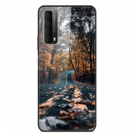 Cover Huawei P Smart 2021 Vetro Temperato Route Du Bonheur