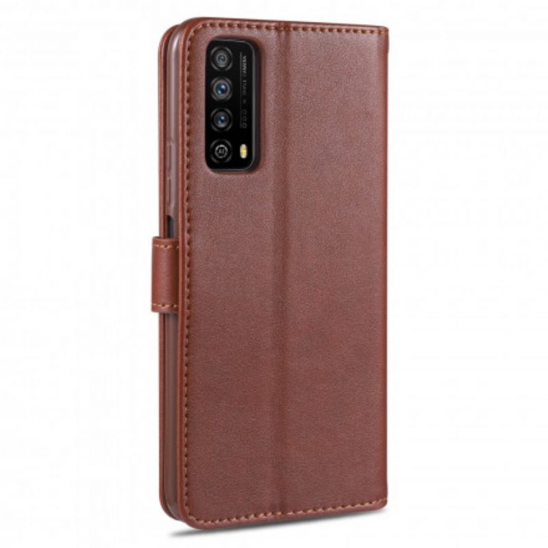 Custodia in pelle Huawei P Smart 2021 Azns Ecopelle