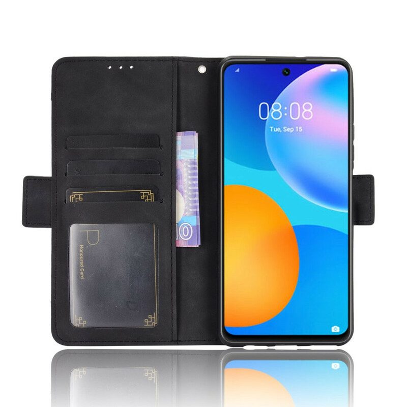 Custodia in pelle Huawei P Smart 2021 Classe Premier Multi-carta