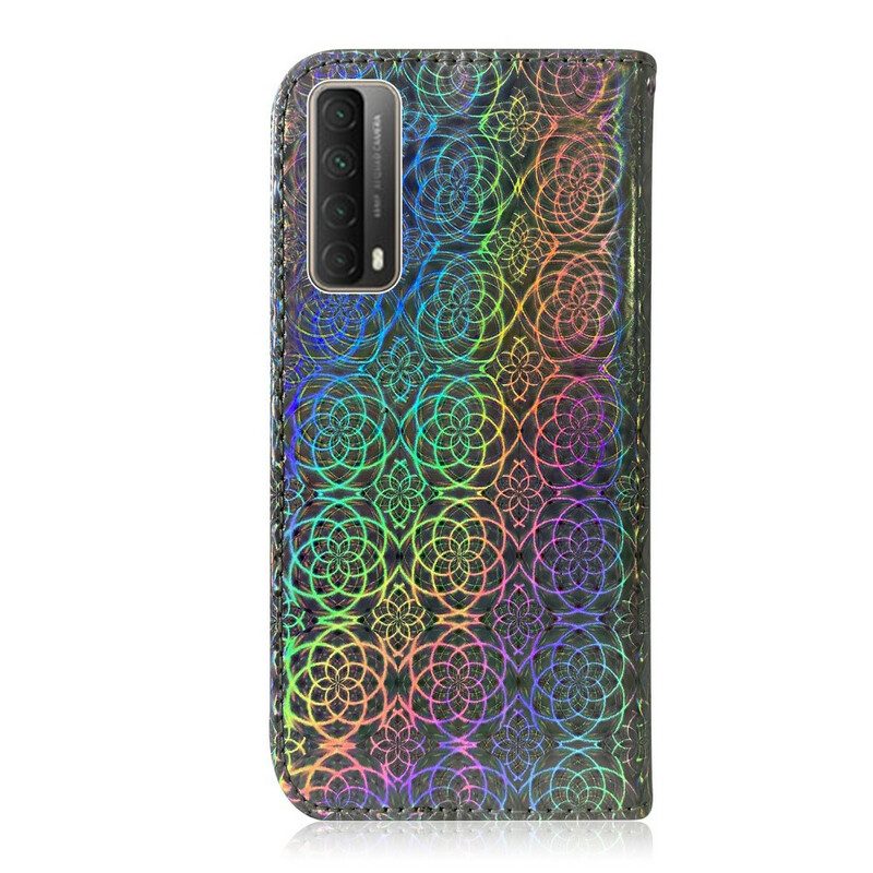 Custodia in pelle Huawei P Smart 2021 Colore Puro