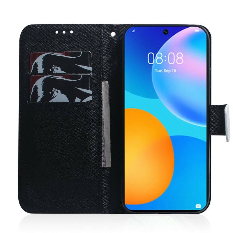 Custodia in pelle Huawei P Smart 2021 Ernesto Il Lupo