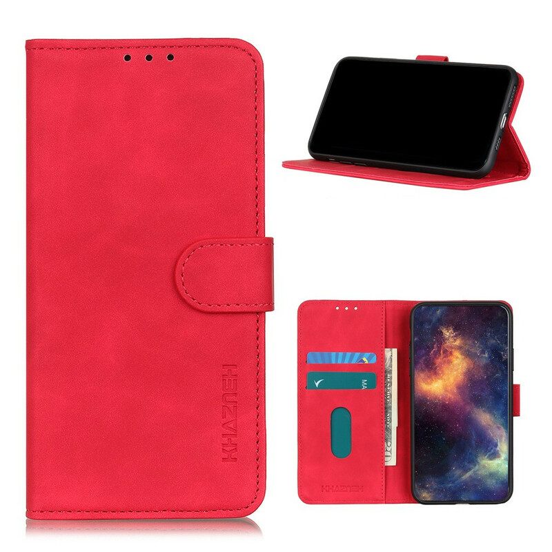 Custodia in pelle Huawei P Smart 2021 Khazneh Effetto Pelle Vintage