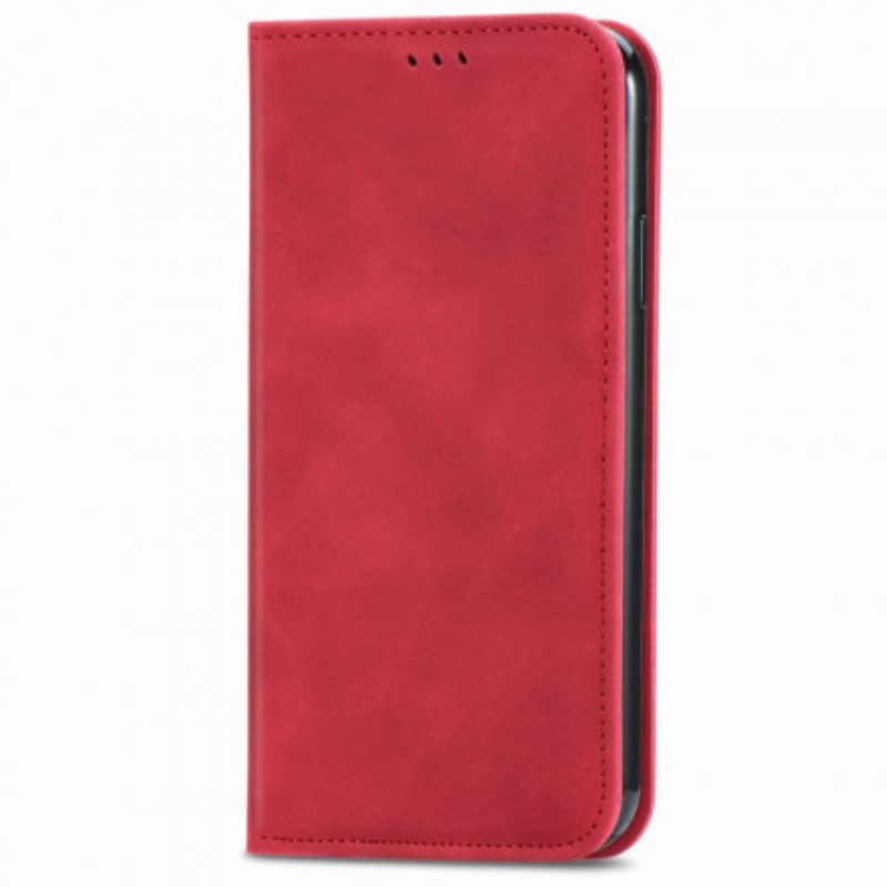 Folio Cover Huawei P Smart 2021 Custodia in pelle Ecopelle Vintage