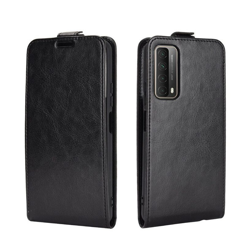 Folio Cover Huawei P Smart 2021 Custodia in pelle Ribalta Verticale Effetto Pelle