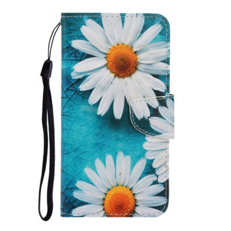 Folio Cover Huawei P Smart 2021 Margherite Perizoma