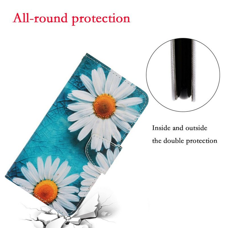 Folio Cover Huawei P Smart 2021 Margherite Perizoma