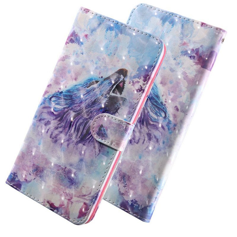 Folio Cover Huawei P Smart 2021 Punto Luminoso Gerald Il Lupo