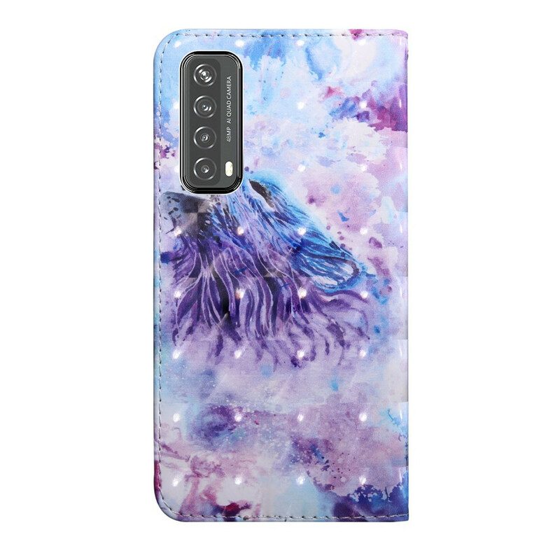 Folio Cover Huawei P Smart 2021 Punto Luminoso Gerald Il Lupo