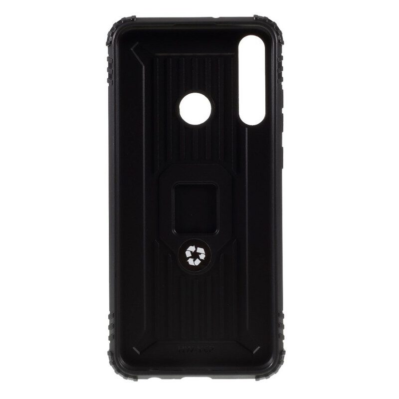 Cover Huawei Y6p Anello-supporto Resistente