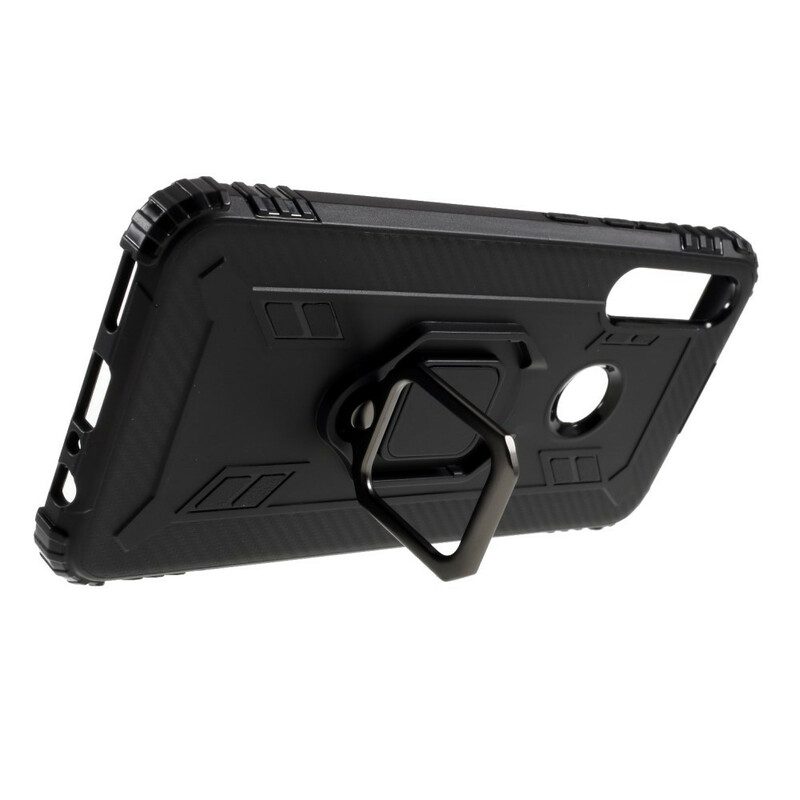 Cover Huawei Y6p Anello-supporto Resistente