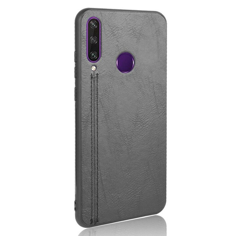 Cover Huawei Y6p Effetto Pelle Couture