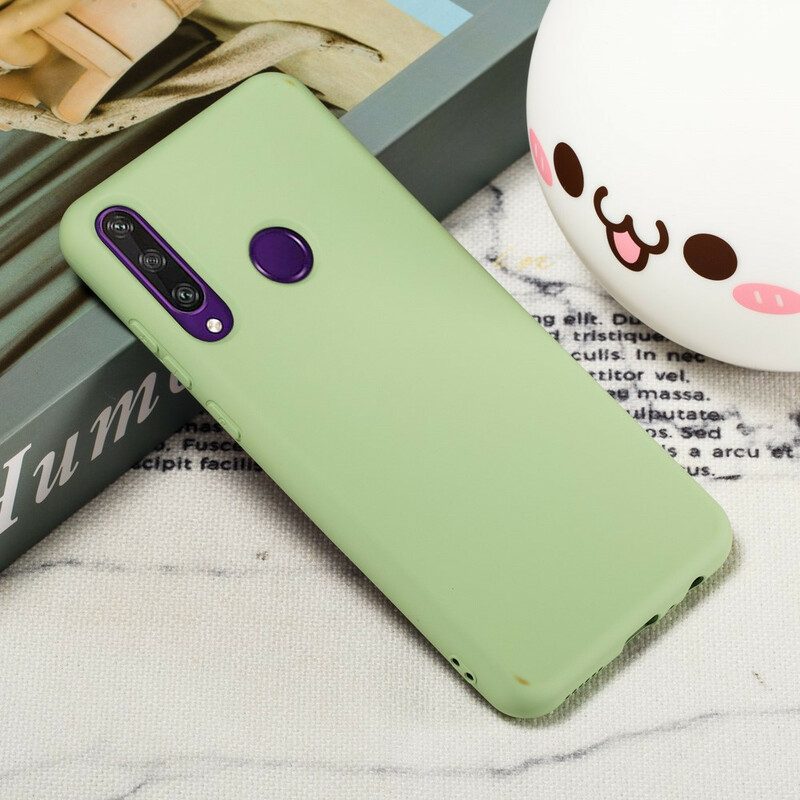 Cover Huawei Y6p Silicone Liquido Con Cordino