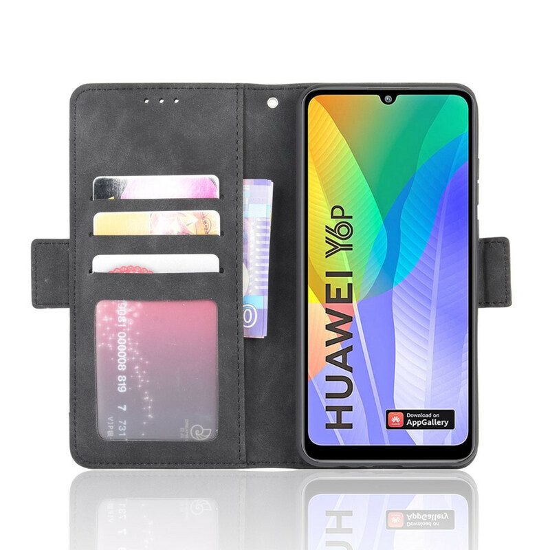 Custodia in pelle Huawei Y6p Classe Premier Multi-carta