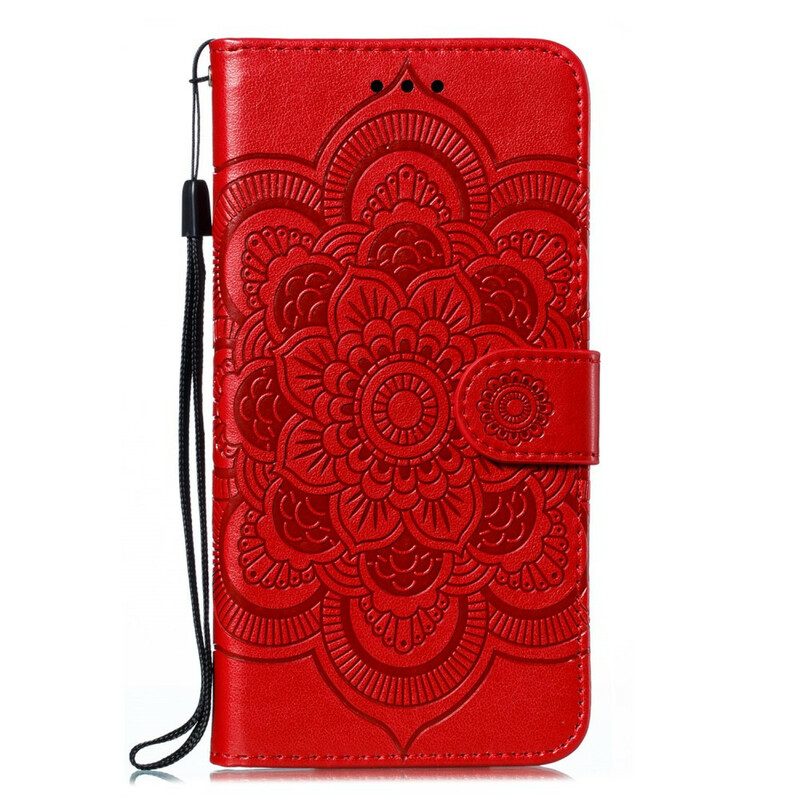 Custodia in pelle Huawei Y6p Mandala Completo