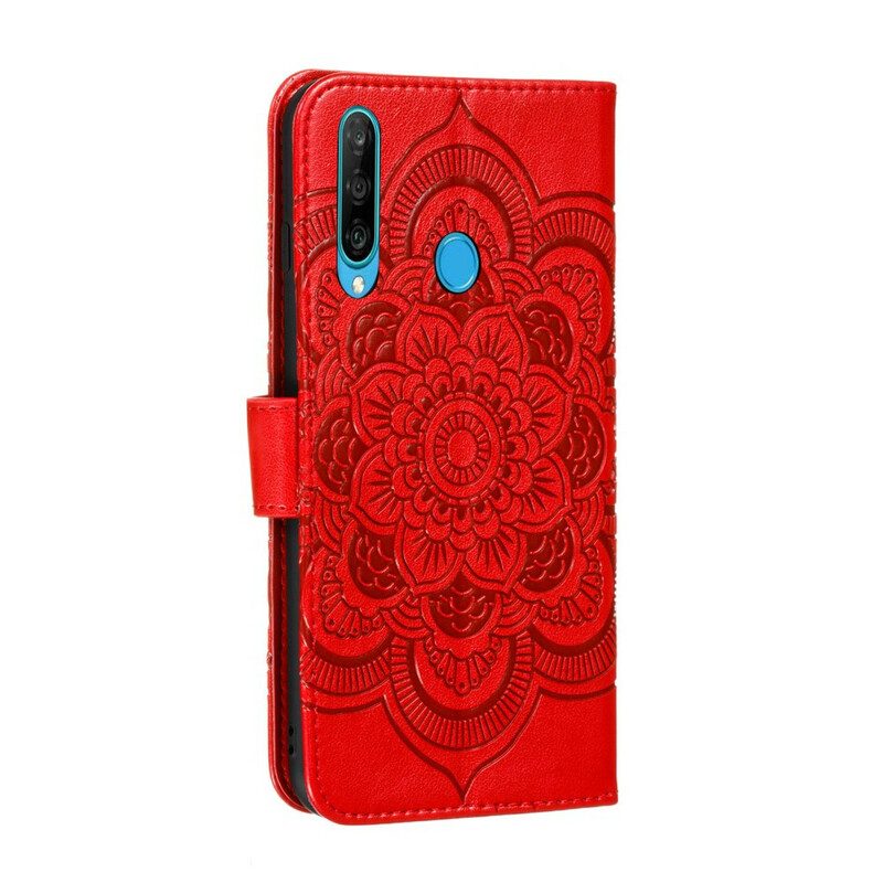 Custodia in pelle Huawei Y6p Mandala Completo