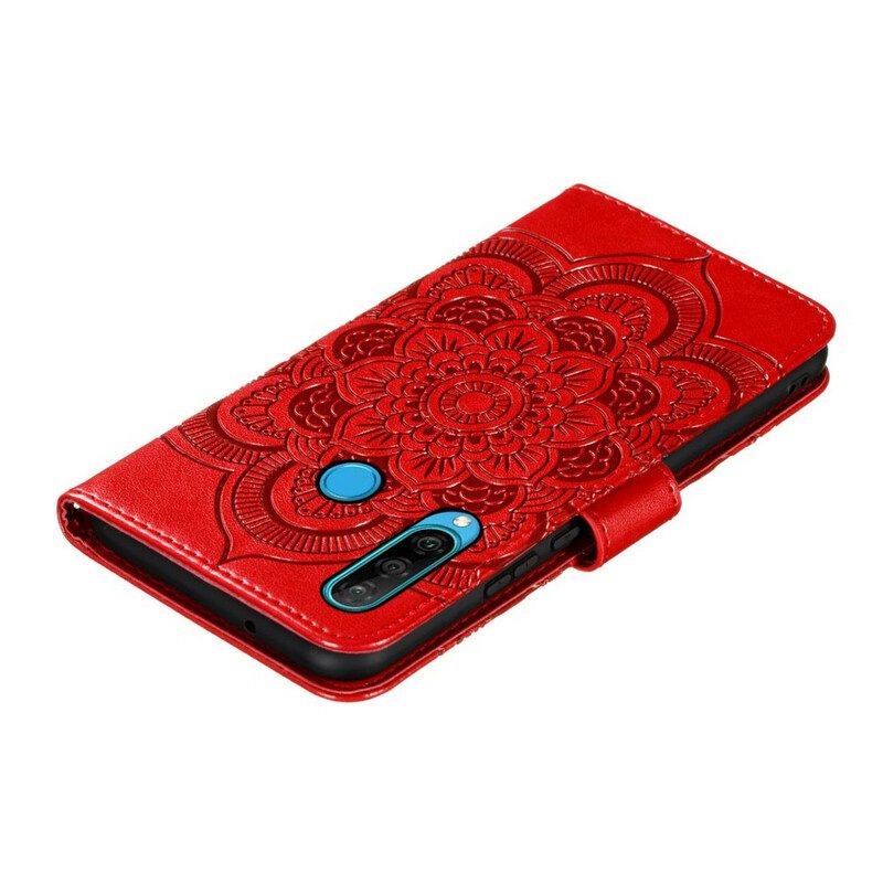 Custodia in pelle Huawei Y6p Mandala Completo