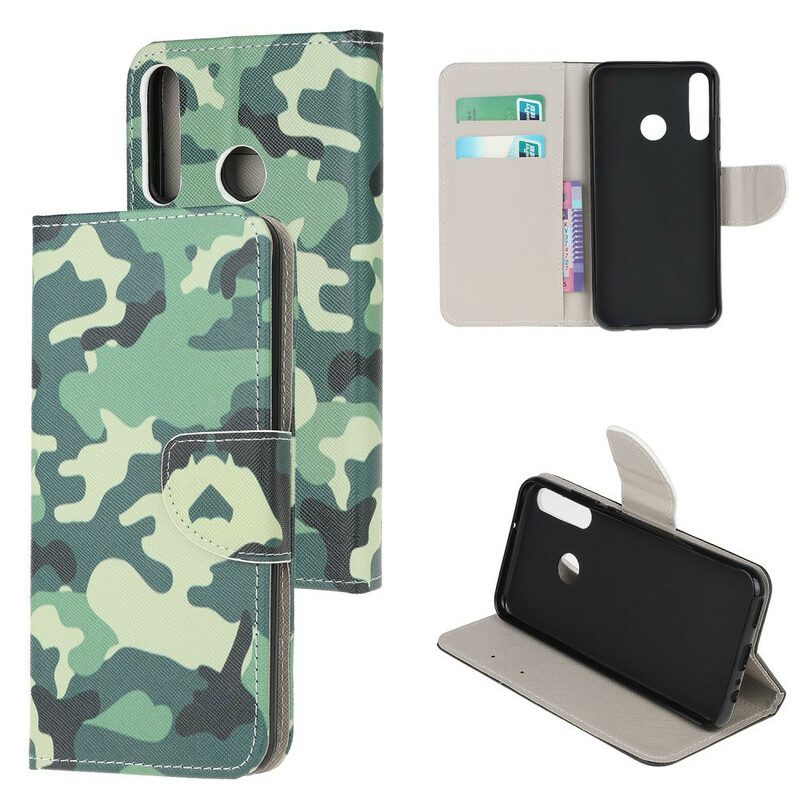 Folio Cover Huawei Y6p Camuffamento Militare