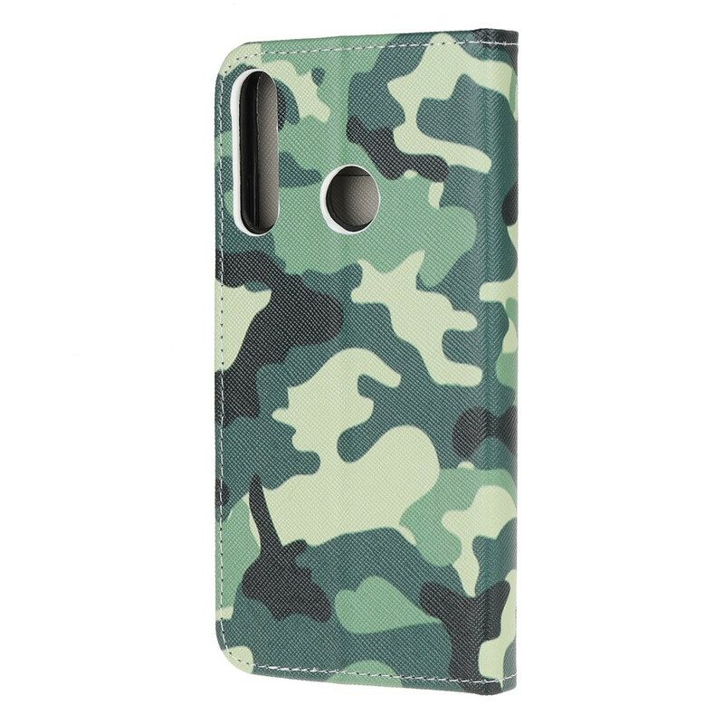 Folio Cover Huawei Y6p Camuffamento Militare