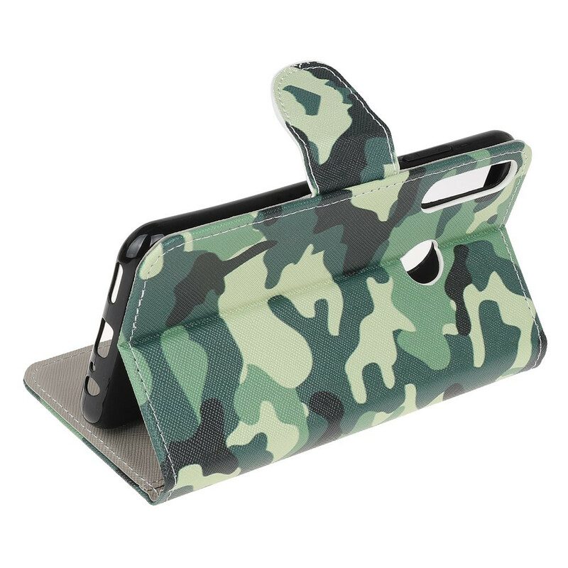 Folio Cover Huawei Y6p Camuffamento Militare