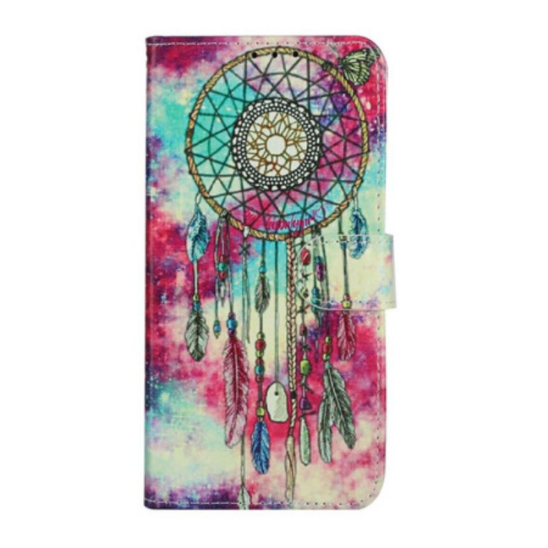 Folio Cover Huawei Y6p Custodia in pelle Mandala Incantato