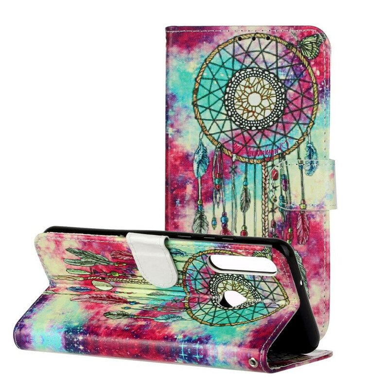 Folio Cover Huawei Y6p Custodia in pelle Mandala Incantato