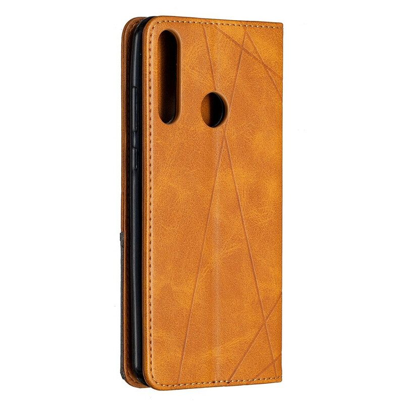 Folio Cover Huawei Y6p Custodia in pelle Stile D'artista