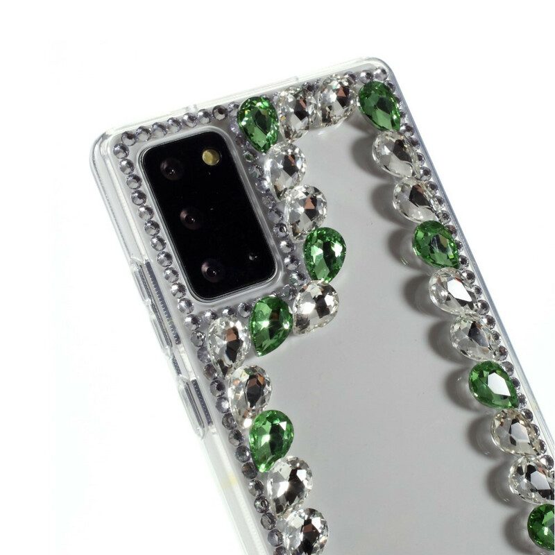 Cover Samsung Galaxy Note 20 Contorno Di Strass