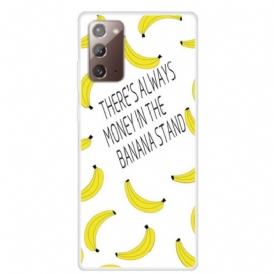 Cover Samsung Galaxy Note 20 Denaro Banana Trasparente