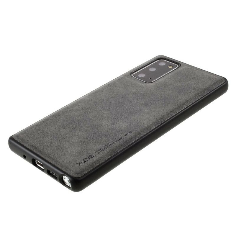 Cover Samsung Galaxy Note 20 Effetto Pelle Vintage Di Livello X