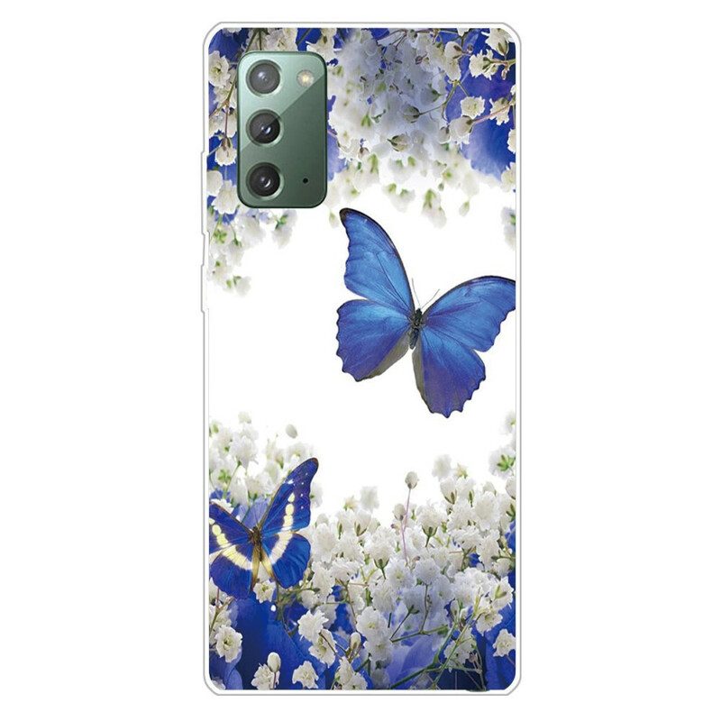 Cover Samsung Galaxy Note 20 Farfalle