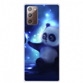 Cover Samsung Galaxy Note 20 Panda Nello Spazio