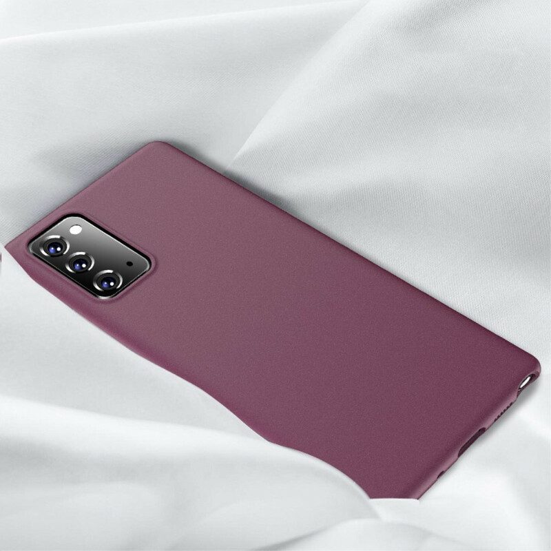 Cover Samsung Galaxy Note 20 Smerigliato Ultra Fine Di Livello X