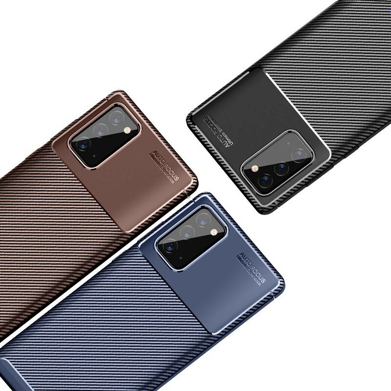 Cover Samsung Galaxy Note 20 Struttura Flessibile In Fibra Di Carbonio