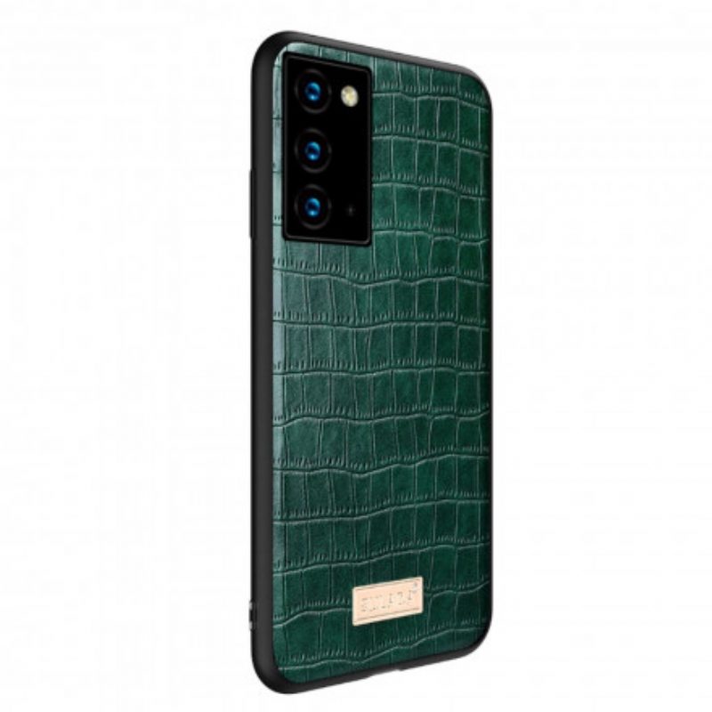 Cover Samsung Galaxy Note 20 Sulada Effetto Pelle Di Coccodrillo