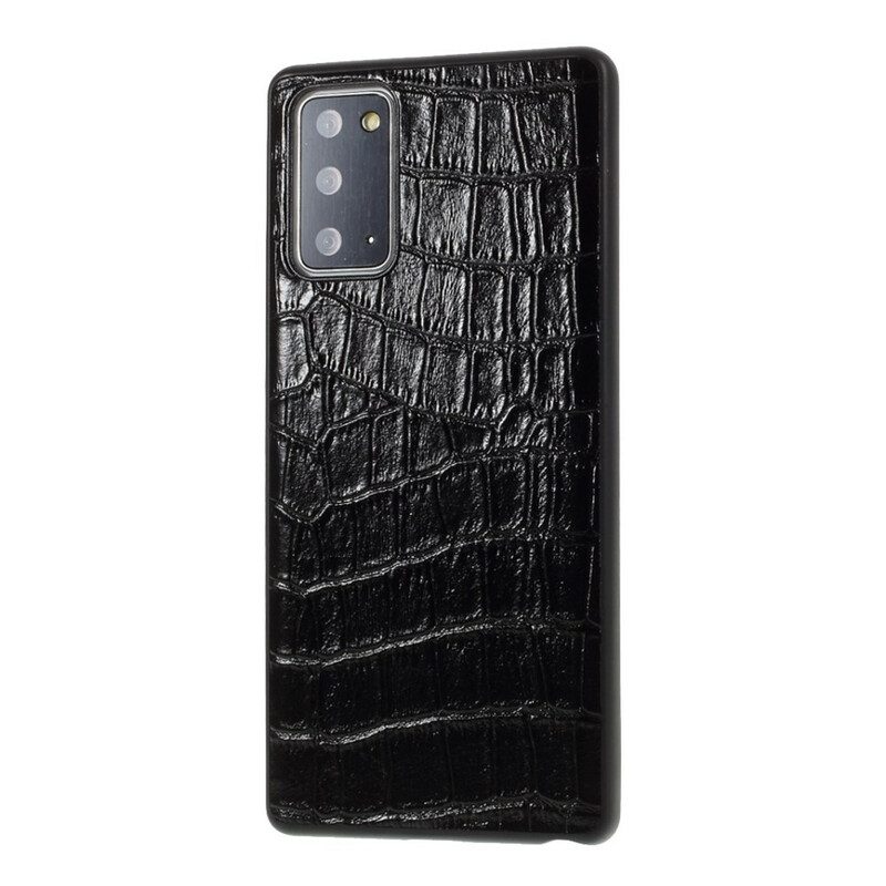 Cover Samsung Galaxy Note 20 Vera Pelle Di Coccodrillo