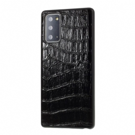 Cover Samsung Galaxy Note 20 Vera Pelle Di Coccodrillo