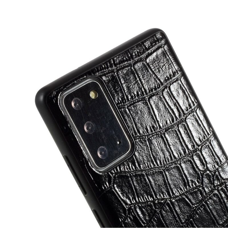 Cover Samsung Galaxy Note 20 Vera Pelle Di Coccodrillo