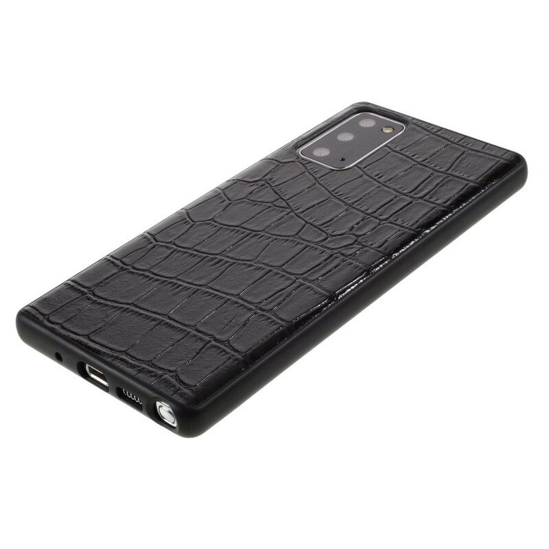 Cover Samsung Galaxy Note 20 Vera Pelle Di Coccodrillo