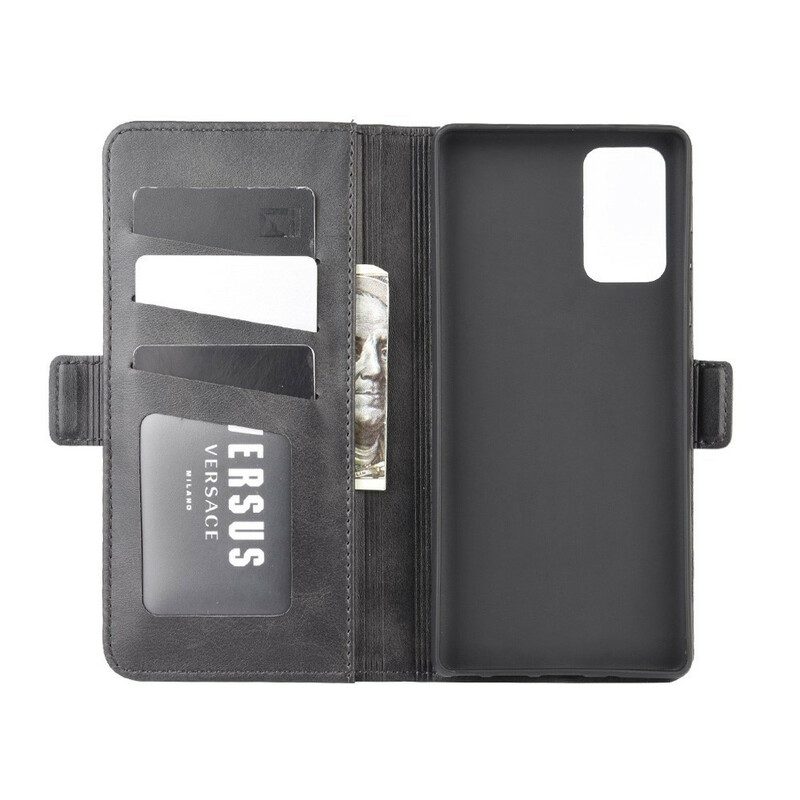 Custodia in pelle Samsung Galaxy Note 20 Chiusura Magnetica