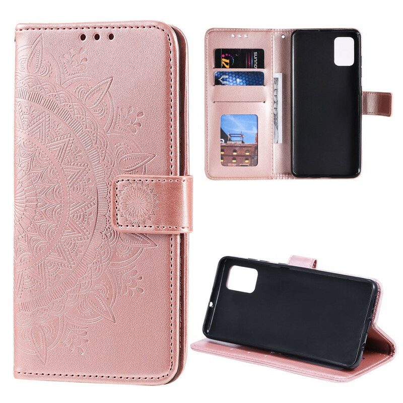 Custodia in pelle Samsung Galaxy Note 20 Mandala Del Sole