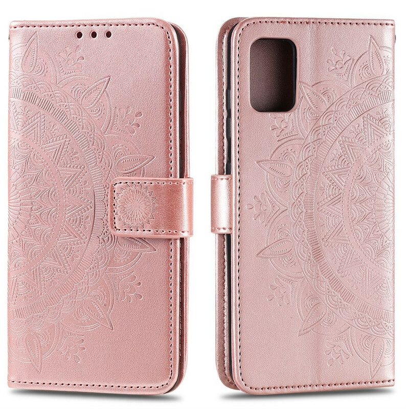 Custodia in pelle Samsung Galaxy Note 20 Mandala Del Sole