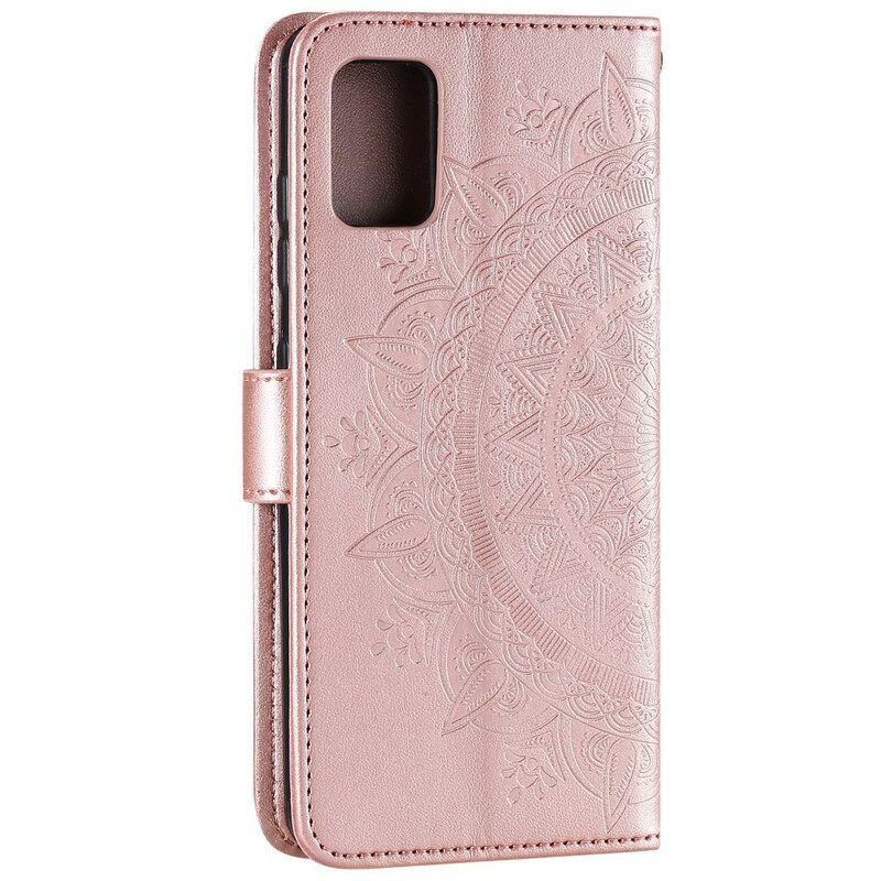 Custodia in pelle Samsung Galaxy Note 20 Mandala Del Sole