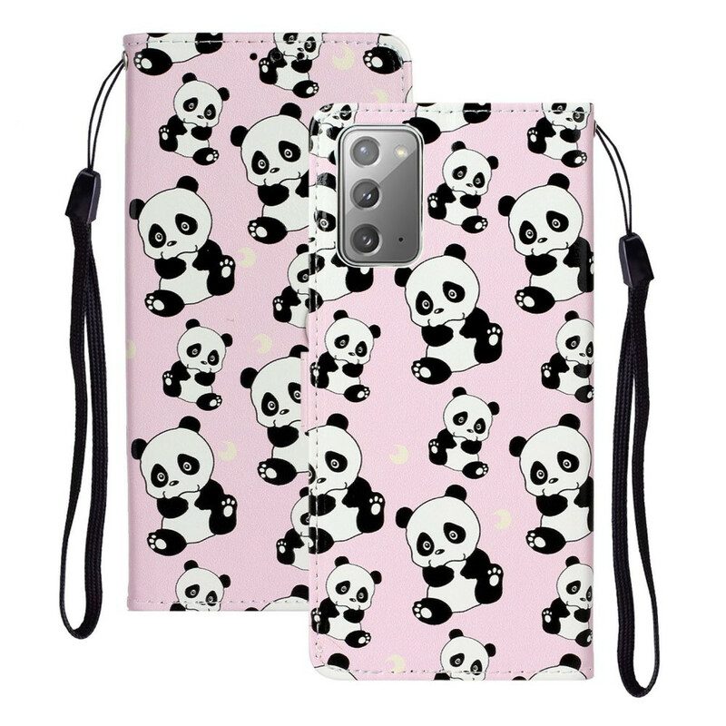 Folio Cover Samsung Galaxy Note 20 Che Panda